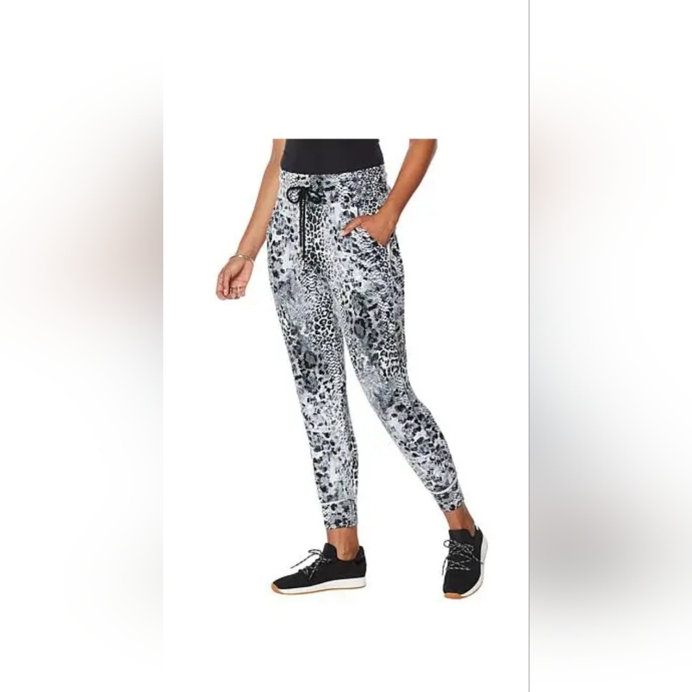 Skinny Girl animal print joggers